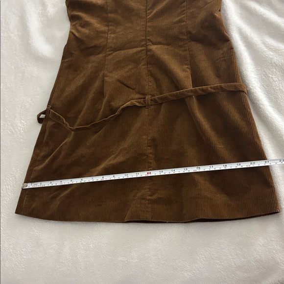 Zara Tan Corduroy Mini Dress - Picture 5 of 6